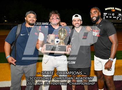 Thumbnail 1 in St. Johns vs. Scottsdale Christian Academy (AIA 2A Final Awards) photogallery.