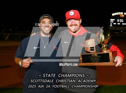 Thumbnail 3 in St. Johns vs. Scottsdale Christian Academy (AIA 2A Final Awards) photogallery.