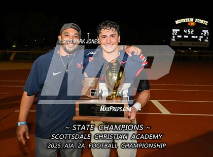 Thumbnail 3 in St. Johns vs. Scottsdale Christian Academy (AIA 2A Final Awards) photogallery.