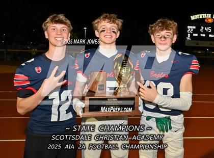 Thumbnail 3 in St. Johns vs. Scottsdale Christian Academy (AIA 2A Final Awards) photogallery.