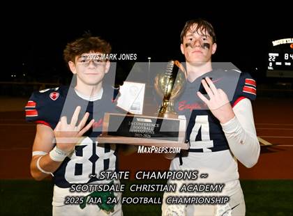 Thumbnail 2 in St. Johns vs. Scottsdale Christian Academy (AIA 2A Final Awards) photogallery.