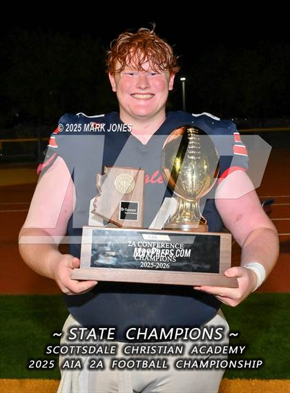 Thumbnail 2 in St. Johns vs. Scottsdale Christian Academy (AIA 2A Final Awards) photogallery.