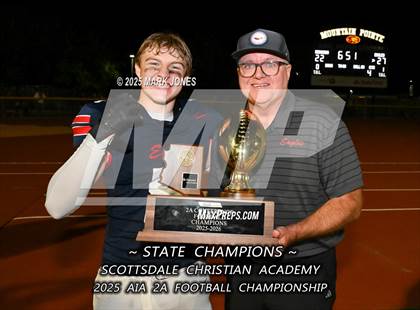 Thumbnail 2 in St. Johns vs. Scottsdale Christian Academy (AIA 2A Final Awards) photogallery.