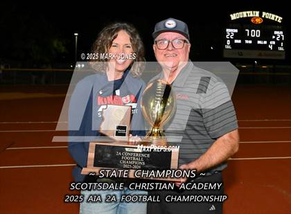 Thumbnail 1 in St. Johns vs. Scottsdale Christian Academy (AIA 2A Final Awards) photogallery.