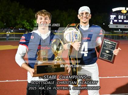 Thumbnail 2 in St. Johns vs. Scottsdale Christian Academy (AIA 2A Final Awards) photogallery.