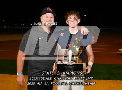 Thumbnail 1 in St. Johns vs. Scottsdale Christian Academy (AIA 2A Final Awards) photogallery.
