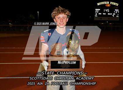 Thumbnail 1 in St. Johns vs. Scottsdale Christian Academy (AIA 2A Final Awards) photogallery.