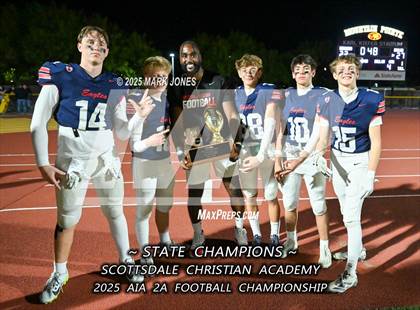 Thumbnail 3 in St. Johns vs. Scottsdale Christian Academy (AIA 2A Final Awards) photogallery.