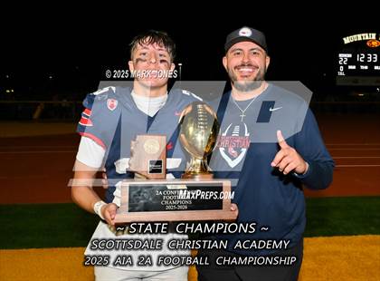 Thumbnail 1 in St. Johns vs. Scottsdale Christian Academy (AIA 2A Final Awards) photogallery.