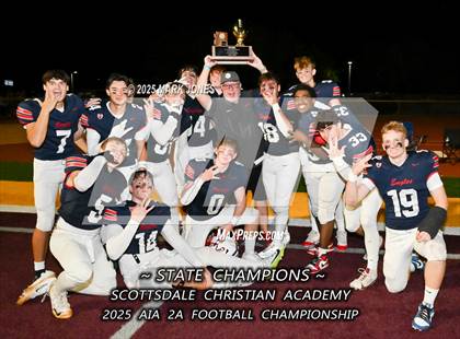 Thumbnail 1 in St. Johns vs. Scottsdale Christian Academy (AIA 2A Final Awards) photogallery.