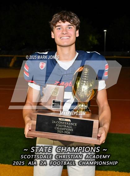 Thumbnail 2 in St. Johns vs. Scottsdale Christian Academy (AIA 2A Final Awards) photogallery.