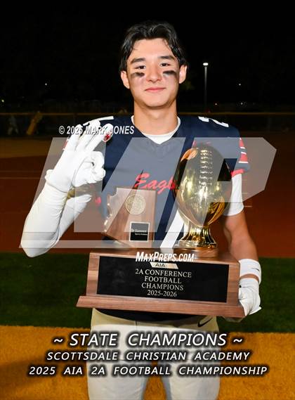 Thumbnail 1 in St. Johns vs. Scottsdale Christian Academy (AIA 2A Final Awards) photogallery.