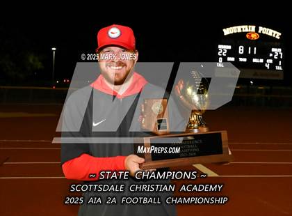 Thumbnail 1 in St. Johns vs. Scottsdale Christian Academy (AIA 2A Final Awards) photogallery.