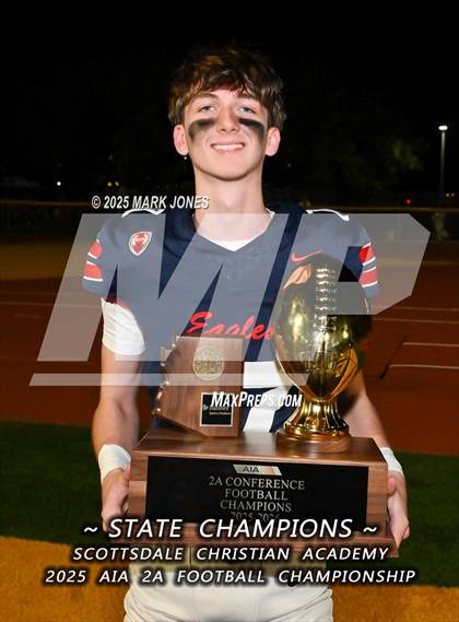 Thumbnail 3 in St. Johns vs. Scottsdale Christian Academy (AIA 2A Final Awards) photogallery.