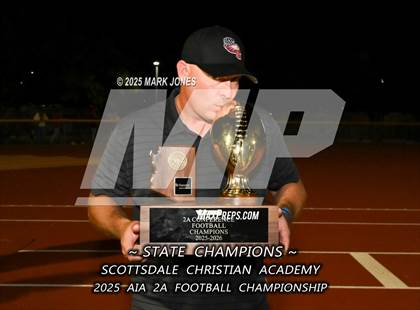 Thumbnail 1 in St. Johns vs. Scottsdale Christian Academy (AIA 2A Final Awards) photogallery.