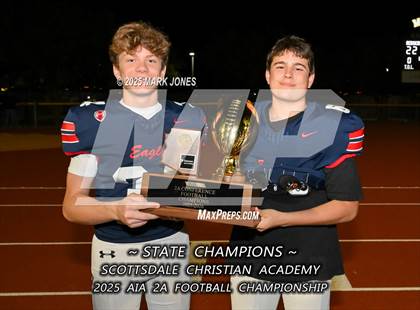 Thumbnail 1 in St. Johns vs. Scottsdale Christian Academy (AIA 2A Final Awards) photogallery.