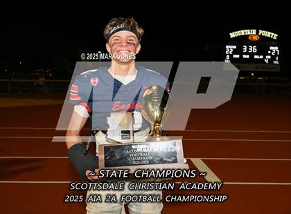 Thumbnail 3 in St. Johns vs. Scottsdale Christian Academy (AIA 2A Final Awards) photogallery.