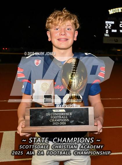 Thumbnail 2 in St. Johns vs. Scottsdale Christian Academy (AIA 2A Final Awards) photogallery.