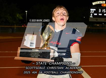 Thumbnail 2 in St. Johns vs. Scottsdale Christian Academy (AIA 2A Final Awards) photogallery.