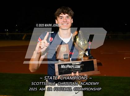 Thumbnail 1 in St. Johns vs. Scottsdale Christian Academy (AIA 2A Final Awards) photogallery.