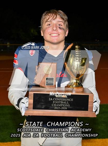 Thumbnail 1 in St. Johns vs. Scottsdale Christian Academy (AIA 2A Final Awards) photogallery.