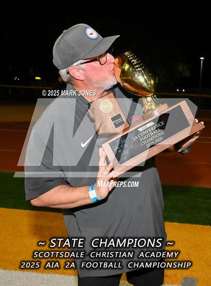 Thumbnail 1 in St. Johns vs. Scottsdale Christian Academy (AIA 2A Final Awards) photogallery.