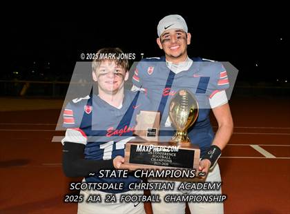 Thumbnail 2 in St. Johns vs. Scottsdale Christian Academy (AIA 2A Final Awards) photogallery.