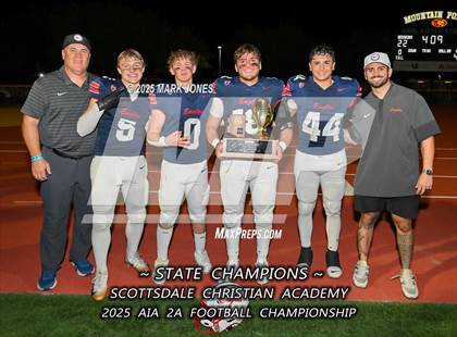 Thumbnail 1 in St. Johns vs. Scottsdale Christian Academy (AIA 2A Final Awards) photogallery.