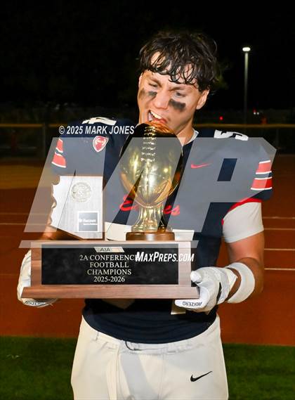 Thumbnail 3 in St. Johns vs. Scottsdale Christian Academy (AIA 2A Final Awards) photogallery.