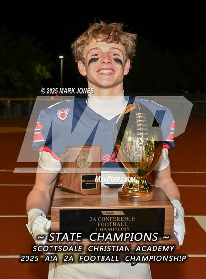 Thumbnail 2 in St. Johns vs. Scottsdale Christian Academy (AIA 2A Final Awards) photogallery.