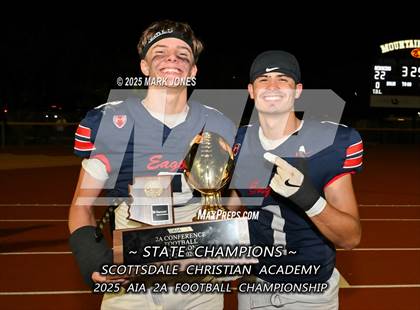 Thumbnail 3 in St. Johns vs. Scottsdale Christian Academy (AIA 2A Final Awards) photogallery.