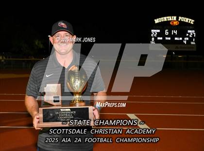 Thumbnail 2 in St. Johns vs. Scottsdale Christian Academy (AIA 2A Final Awards) photogallery.