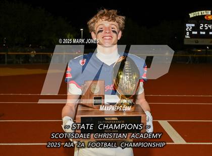 Thumbnail 3 in St. Johns vs. Scottsdale Christian Academy (AIA 2A Final Awards) photogallery.