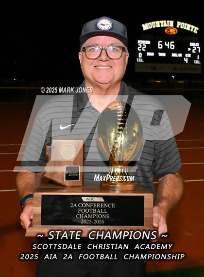 Thumbnail 1 in St. Johns vs. Scottsdale Christian Academy (AIA 2A Final Awards) photogallery.