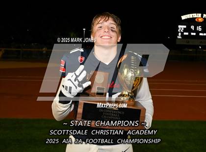 Thumbnail 3 in St. Johns vs. Scottsdale Christian Academy (AIA 2A Final Awards) photogallery.