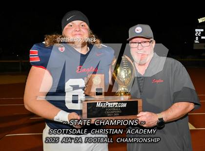 Thumbnail 2 in St. Johns vs. Scottsdale Christian Academy (AIA 2A Final Awards) photogallery.