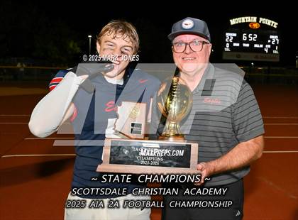 Thumbnail 3 in St. Johns vs. Scottsdale Christian Academy (AIA 2A Final Awards) photogallery.