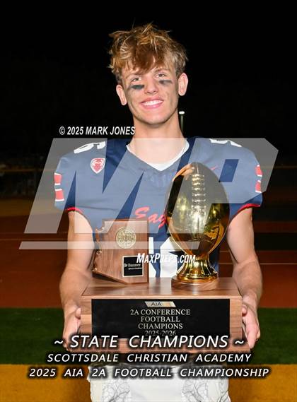 Thumbnail 2 in St. Johns vs. Scottsdale Christian Academy (AIA 2A Final Awards) photogallery.