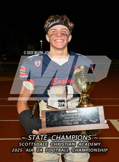 Thumbnail 1 in St. Johns vs. Scottsdale Christian Academy (AIA 2A Final Awards) photogallery.