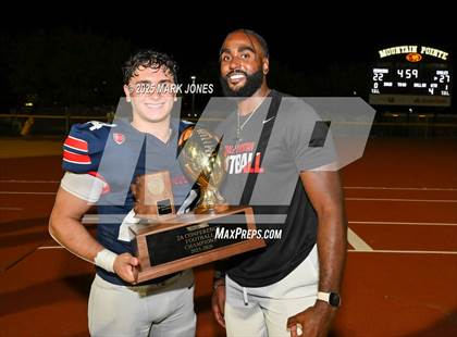 Thumbnail 1 in St. Johns vs. Scottsdale Christian Academy (AIA 2A Final Awards) photogallery.