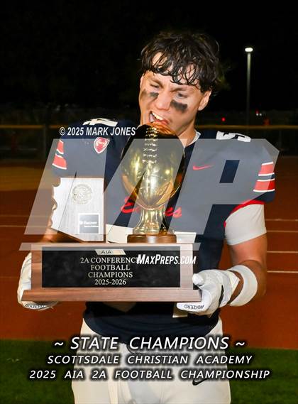 Thumbnail 1 in St. Johns vs. Scottsdale Christian Academy (AIA 2A Final Awards) photogallery.