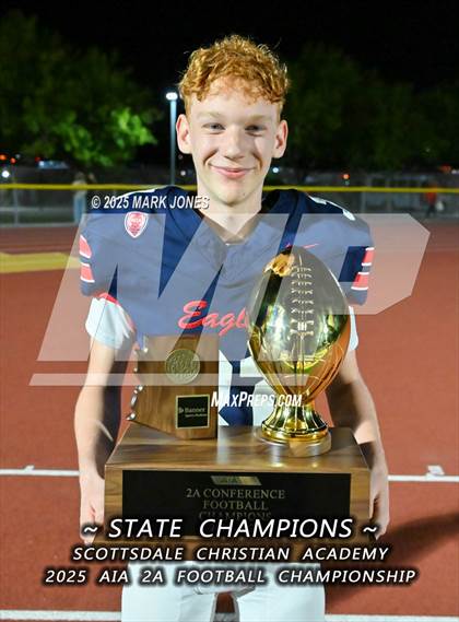 Thumbnail 3 in St. Johns vs. Scottsdale Christian Academy (AIA 2A Final Awards) photogallery.