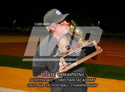 Thumbnail 3 in St. Johns vs. Scottsdale Christian Academy (AIA 2A Final Awards) photogallery.