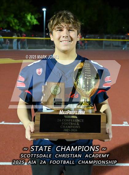 Thumbnail 2 in St. Johns vs. Scottsdale Christian Academy (AIA 2A Final Awards) photogallery.