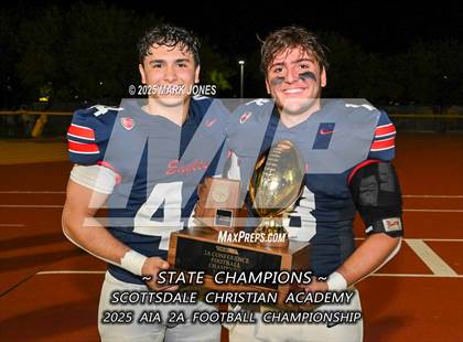 Thumbnail 1 in St. Johns vs. Scottsdale Christian Academy (AIA 2A Final Awards) photogallery.