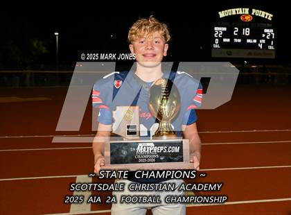 Thumbnail 3 in St. Johns vs. Scottsdale Christian Academy (AIA 2A Final Awards) photogallery.