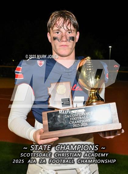 Thumbnail 3 in St. Johns vs. Scottsdale Christian Academy (AIA 2A Final Awards) photogallery.