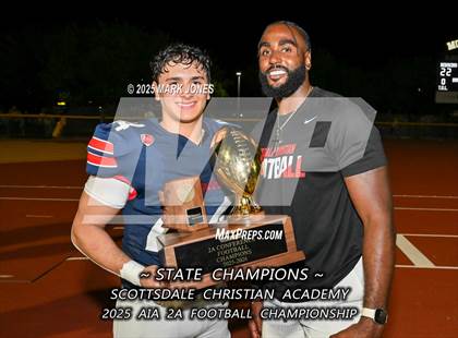 Thumbnail 3 in St. Johns vs. Scottsdale Christian Academy (AIA 2A Final Awards) photogallery.