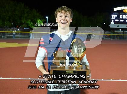 Thumbnail 3 in St. Johns vs. Scottsdale Christian Academy (AIA 2A Final Awards) photogallery.