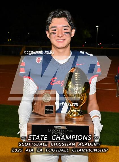 Thumbnail 2 in St. Johns vs. Scottsdale Christian Academy (AIA 2A Final Awards) photogallery.